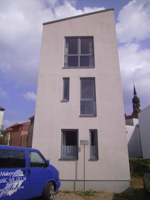 Altstadt Ferienwohnung Stralsund Mit Parkplatz Exterior foto